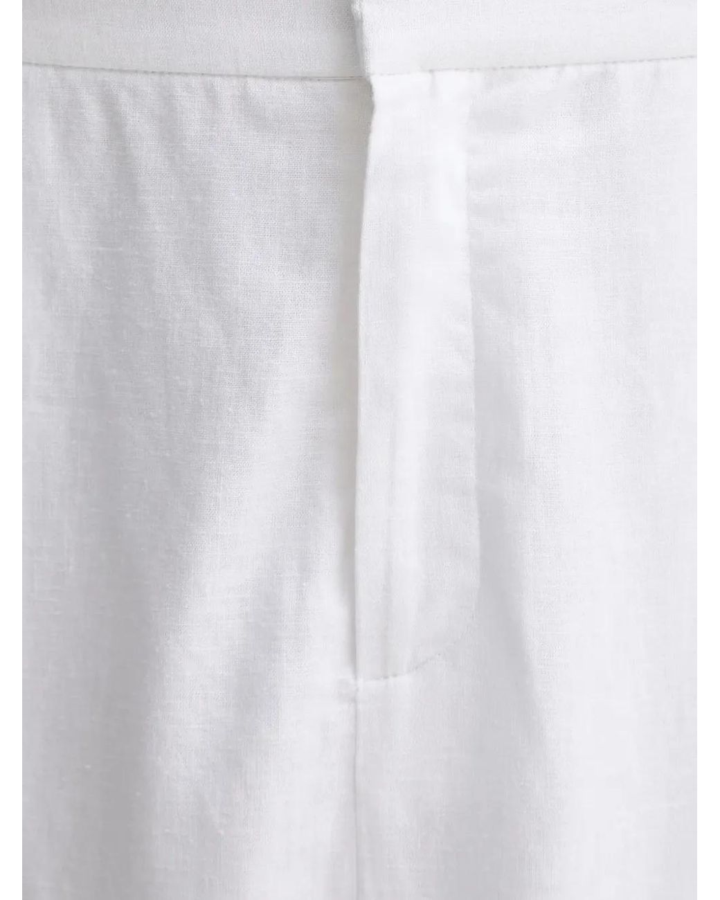 Gestuz White Side-Split Maxi Skirt