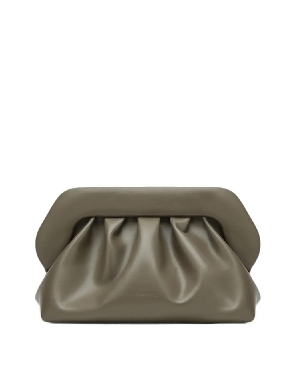 THEMOIRÈ Green Bios Gathered Clutch Bag