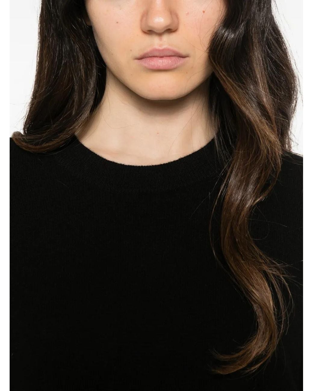 Marella Black Mllordine Round-Neck Sweater