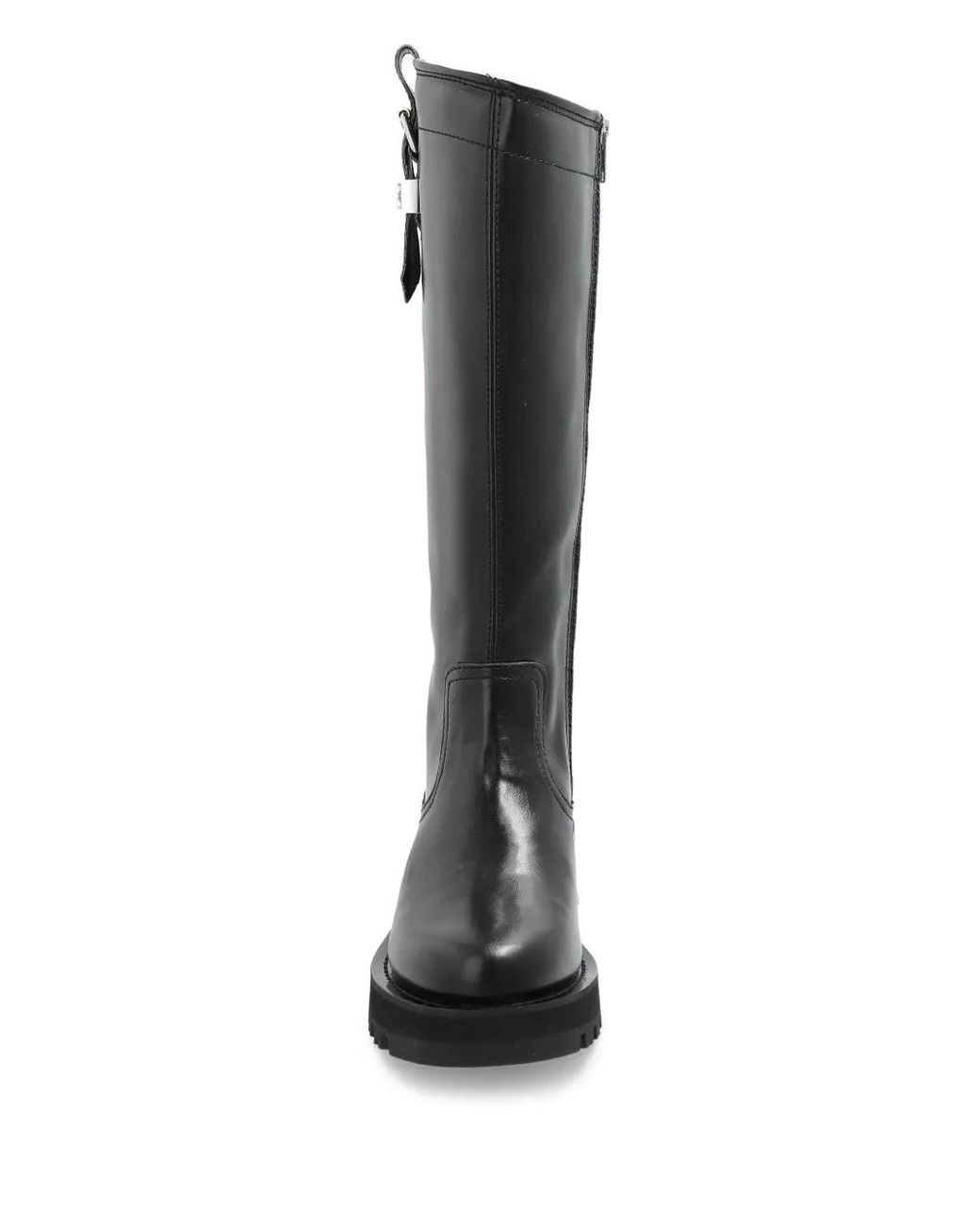 Ganni Black Chunky Buckle Boots