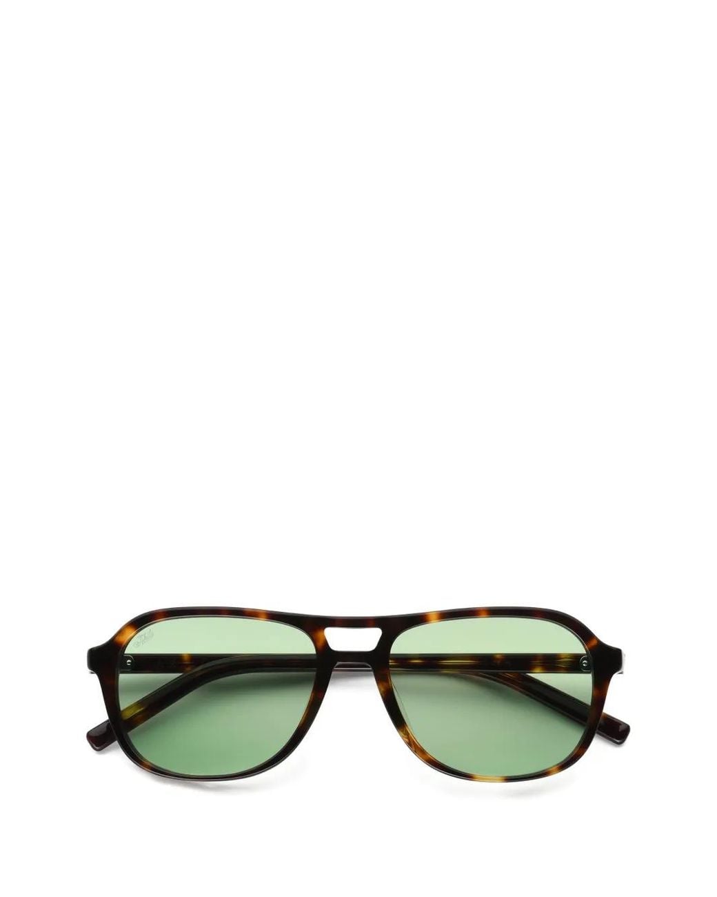AKILA Green Myca Pilot-Frame Sunglasses