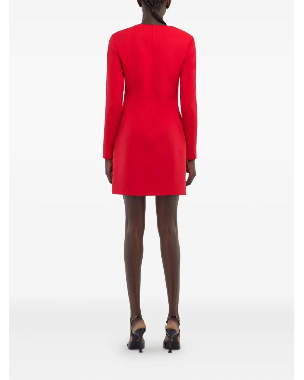 Roberto Cavalli Red Jersey Mini Dress