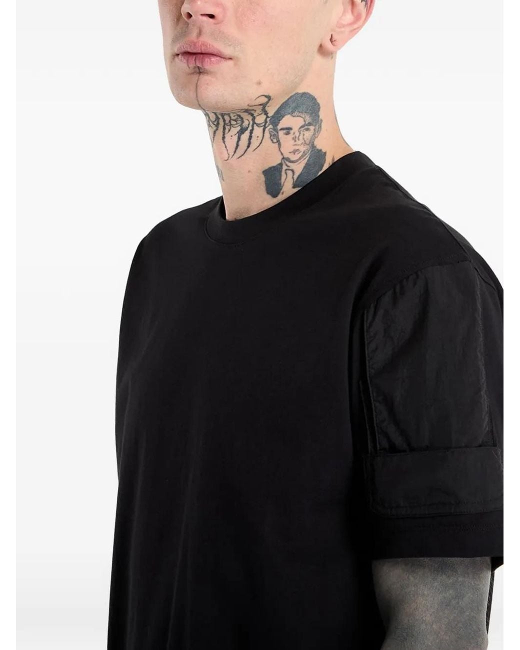 Y-3 Black Utility Short Sleeve T-Shirt for men