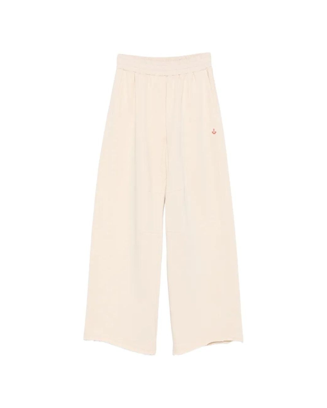 ..,merci White Anchor-Embroidered Track Pants