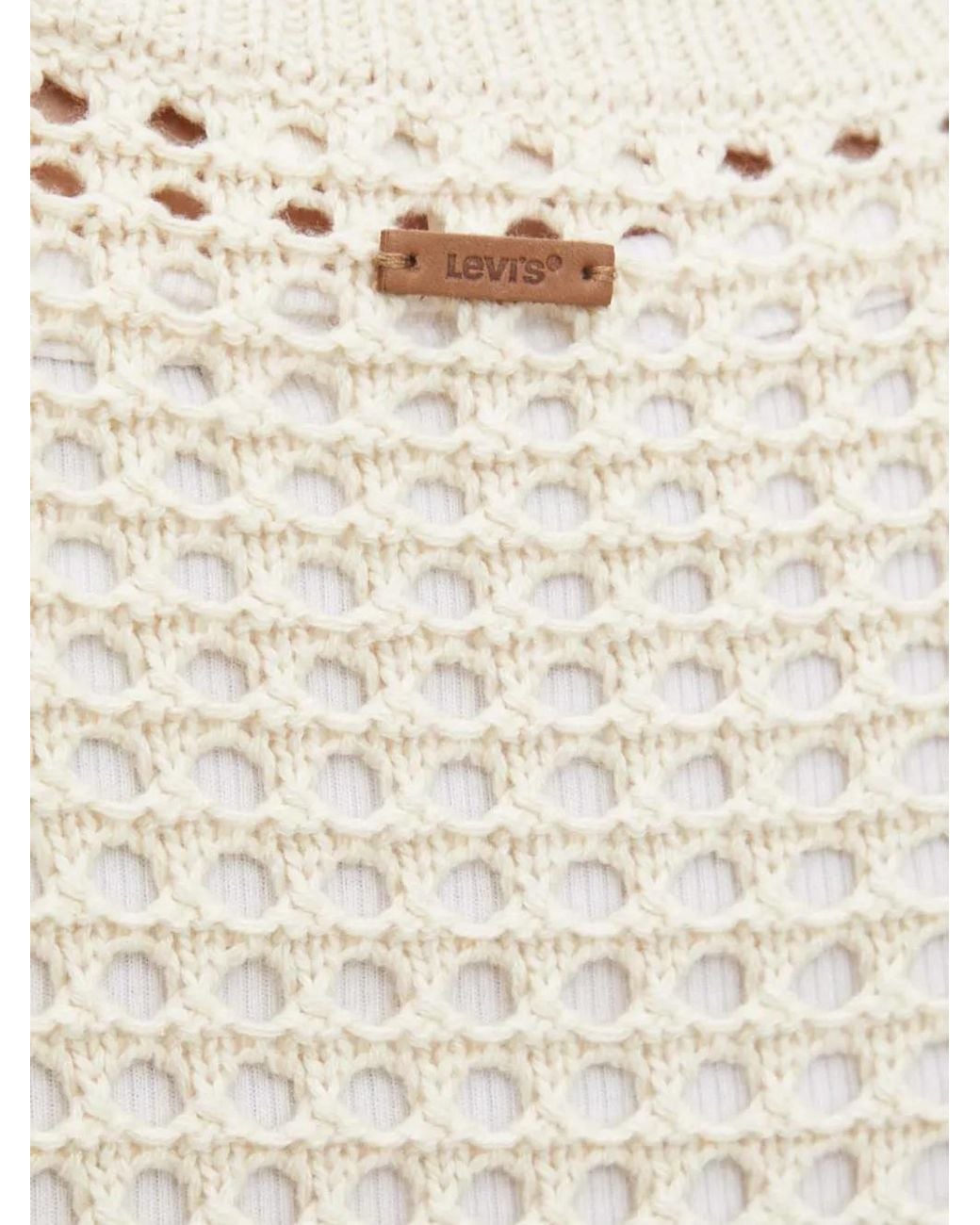 Levi's Blue Superbloom Open-Knit Sweater