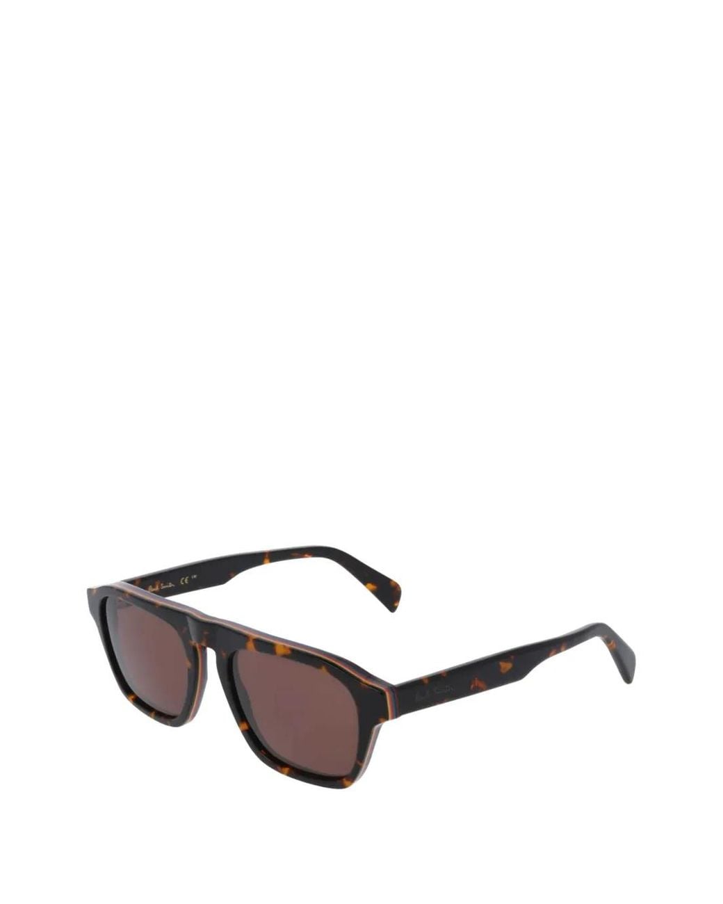 Paul Smith Brown Mecleod Rectangle-Frame Sunglasses for men