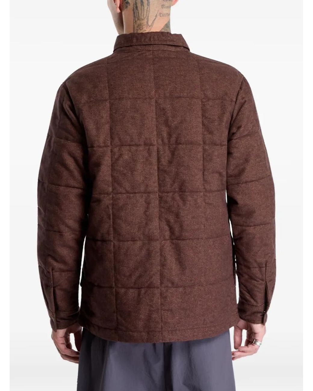 Columbia Brown Landroamer Ii Quilted Shirt Jacket for men