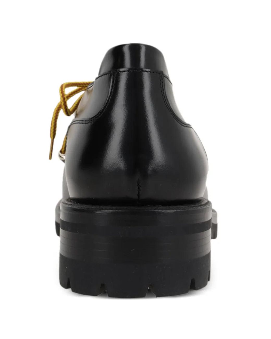 NAMACHEKO Mountain Brushed Leather Derby Shoes in Black for Men | Lyst
