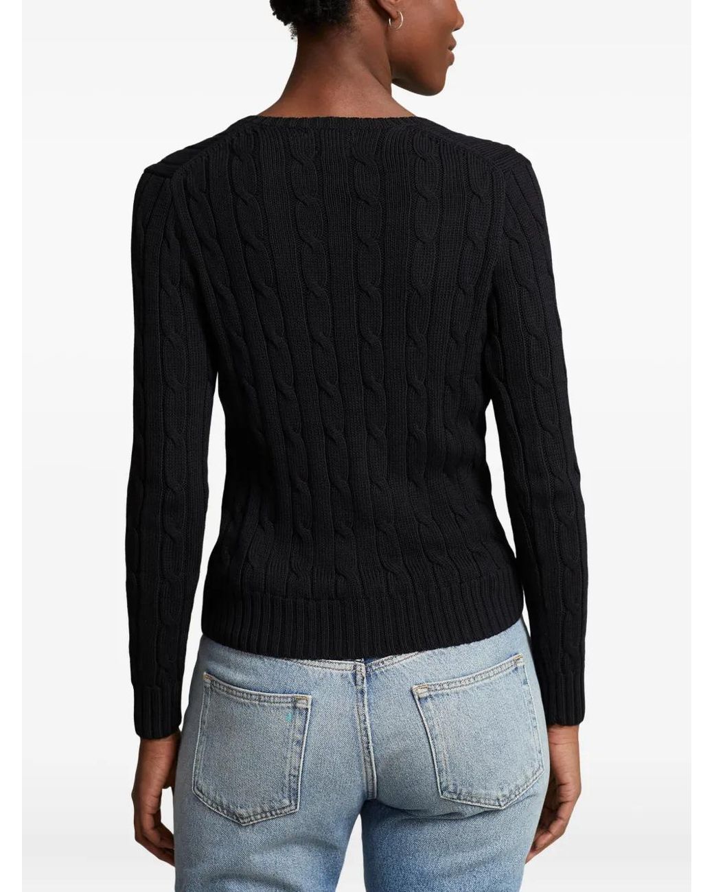 Polo Ralph Lauren Black Cotton Sweater