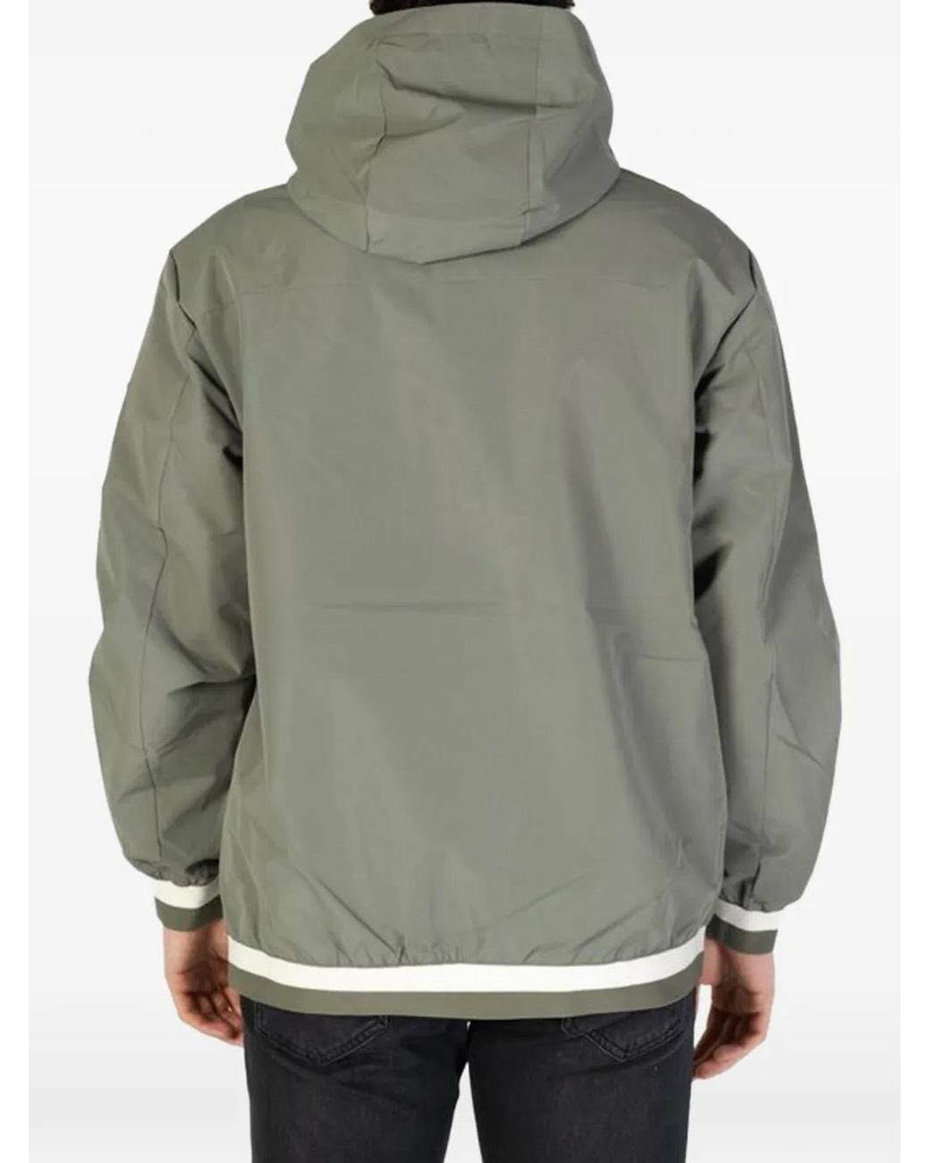 Replay Gray Hooded Zip-Up Jacket for men