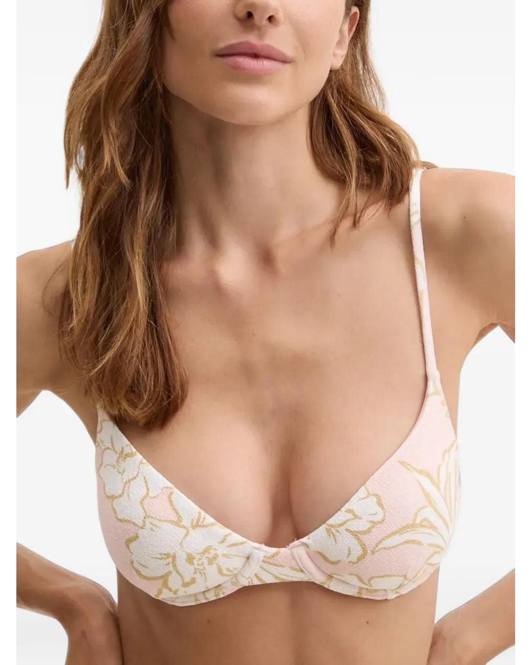 Billabong Natural The Tropics Call Underwired Bikini Top