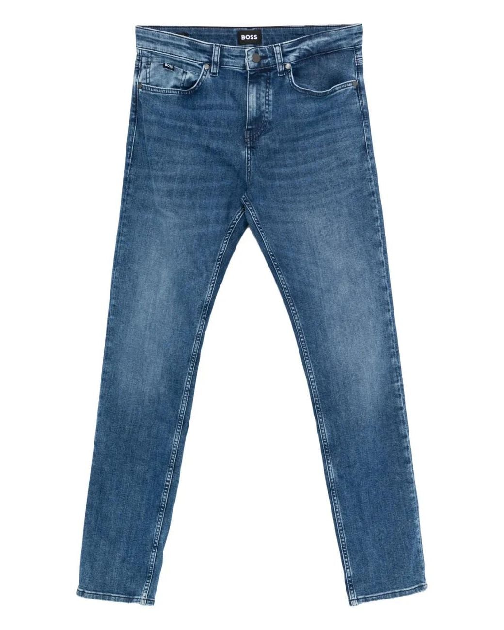 Boss Blue Zip Jeans for men