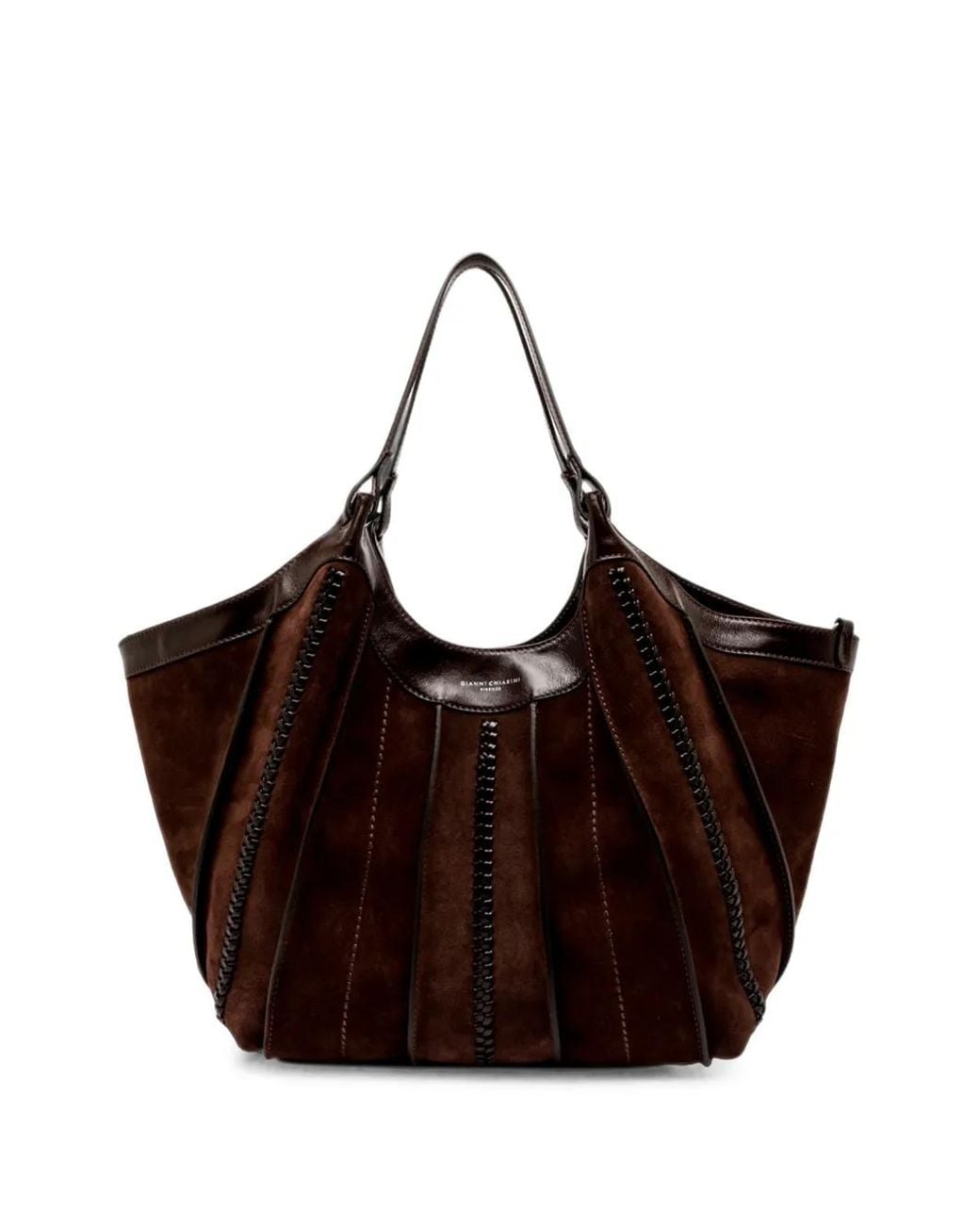 Gianni Chiarini Brown Large Dua Tote Bag