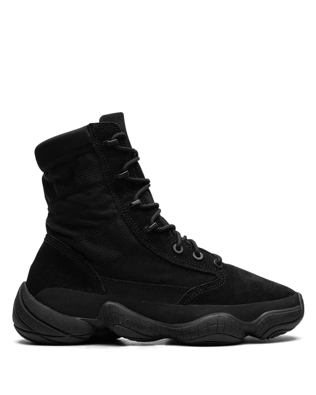 Adidas Black Yeezy 500 High "Triple" Tactical Boots for men