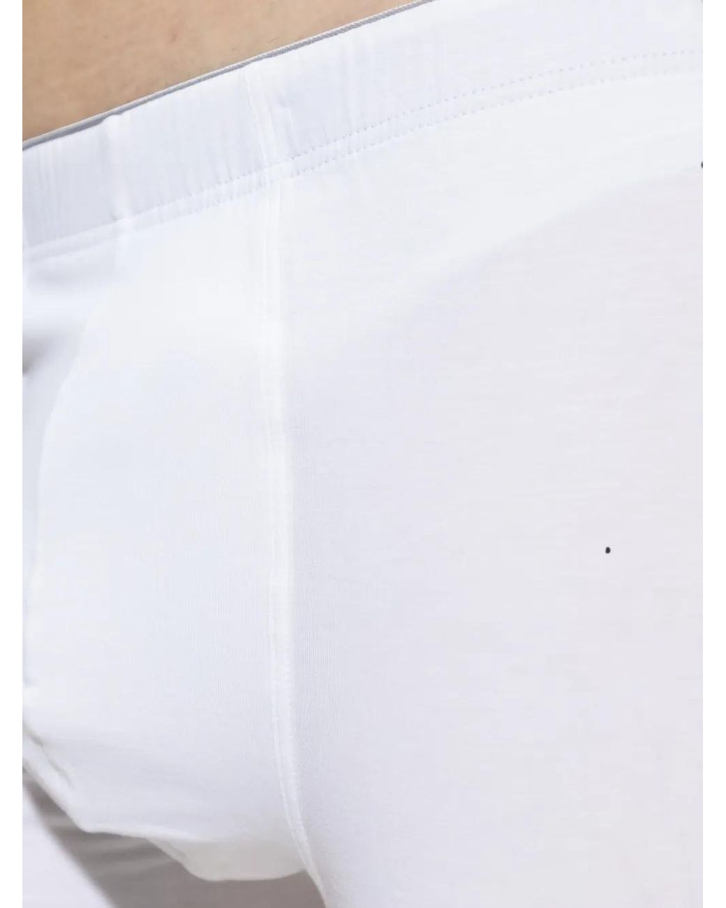 Hanro White Cotton-Blend Boxer Briefs for men