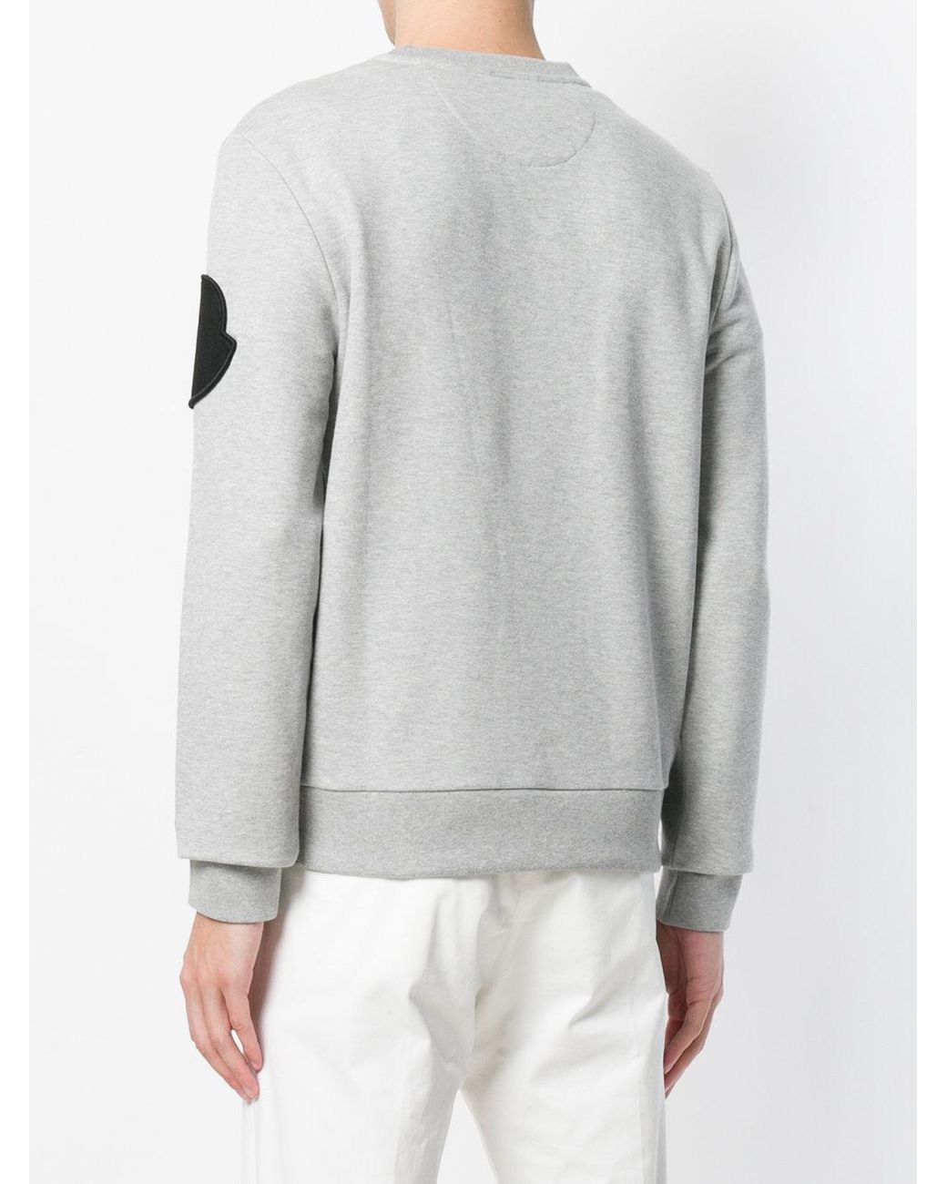 Moncler I'm Gonna Win Sweatshirt in Grey for Men | Lyst UK