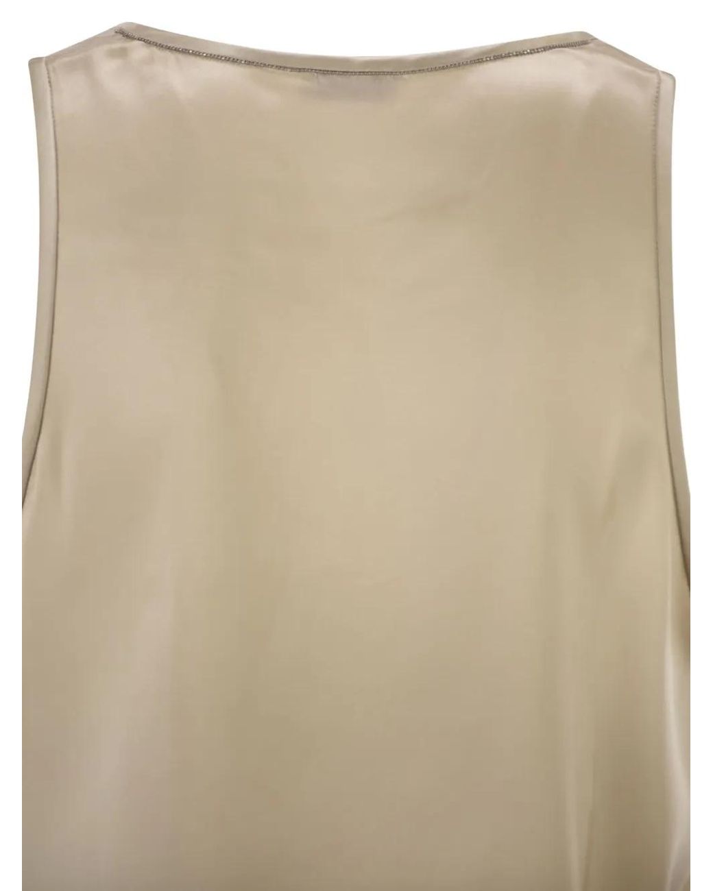 Brunello Cucinelli Natural Blouse