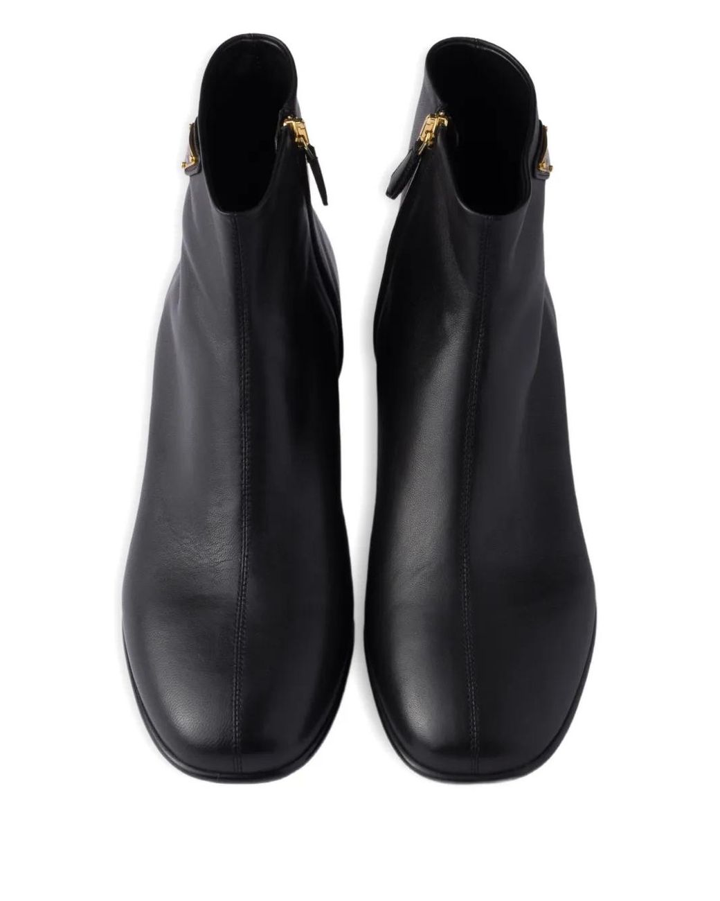 Prada Black Stiefeletten Mit Logo