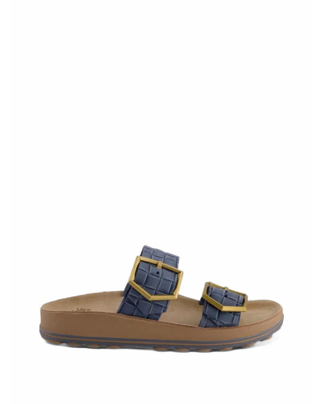 FANTASY SANDALS White Taylor Woven Buckle-Fastening Sandals