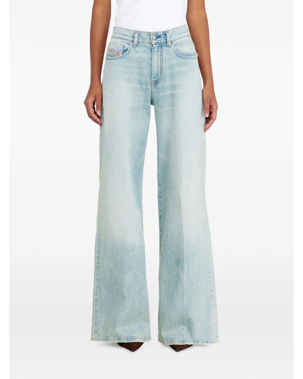 DIESEL Blue Flare Jeans Regular Waist 1978 D-Akemi