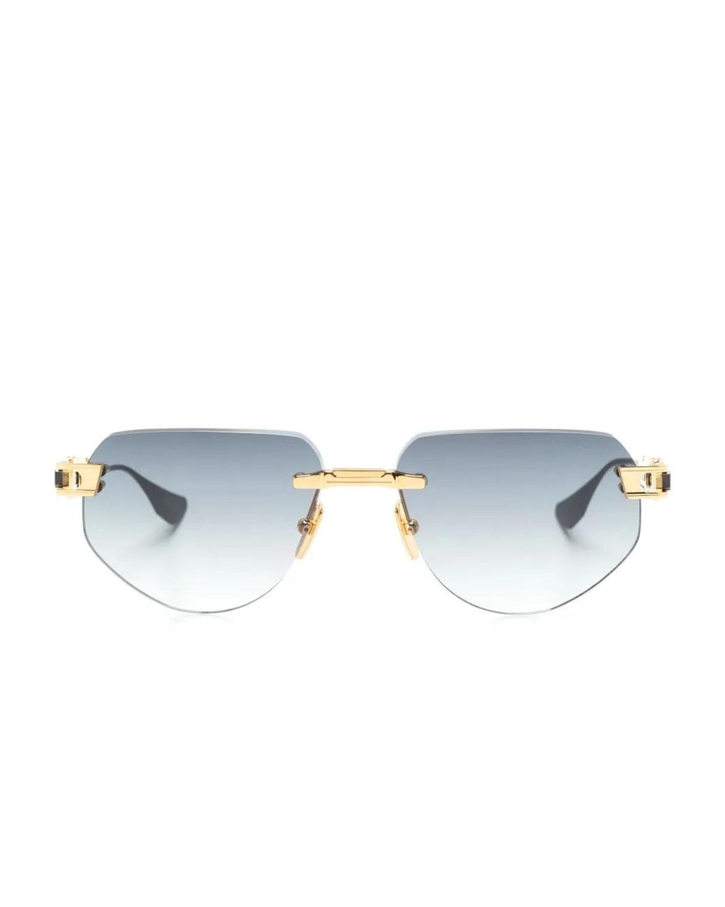Dita Eyewear Blue Grand-Imperyn Geometric-Frame Sunglasses
