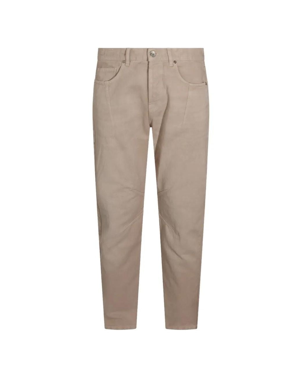 Jean Droit À Empiècements Patchwork Eleventy pour homme en coloris Natural
