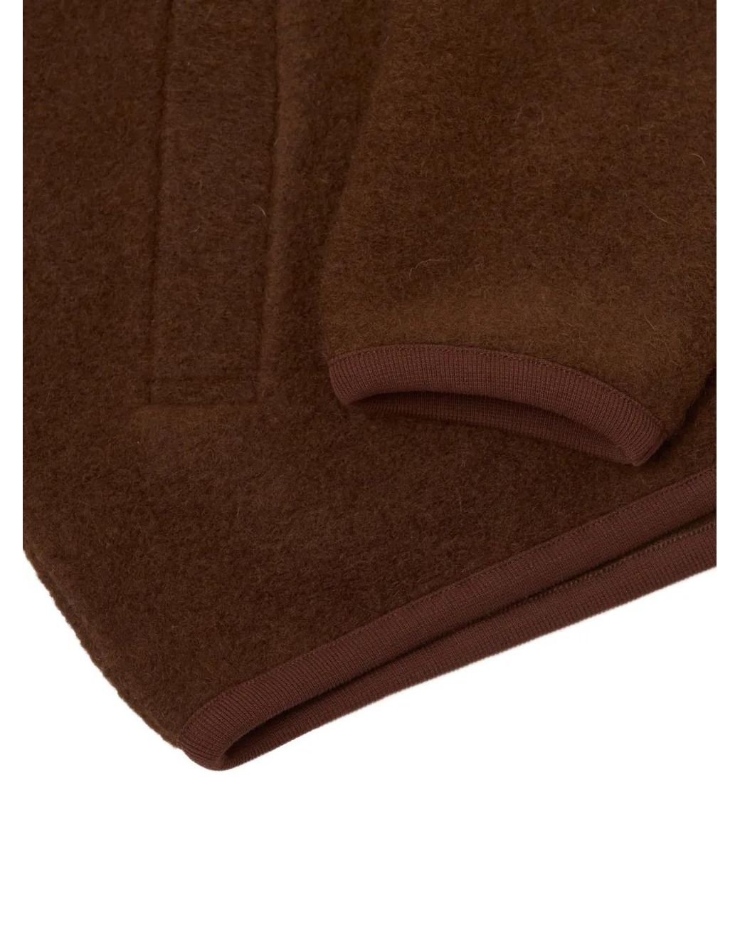 Universal Works Brown Zip-Up Wool-Blend Bomber Jacket for men