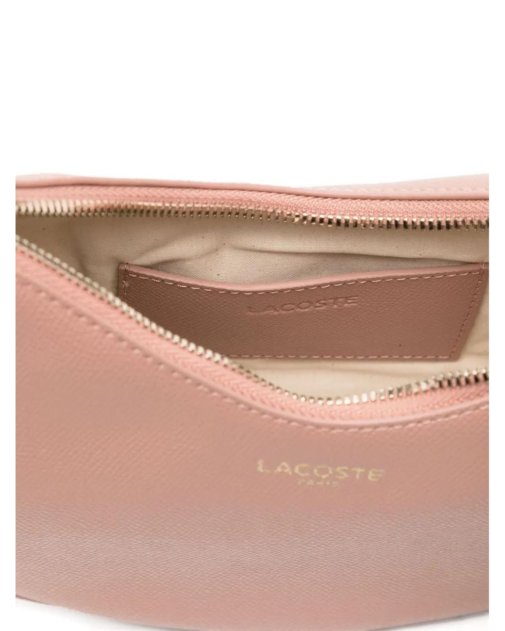 Lacoste Pink Small Champs-Élysées Shoulder Bag