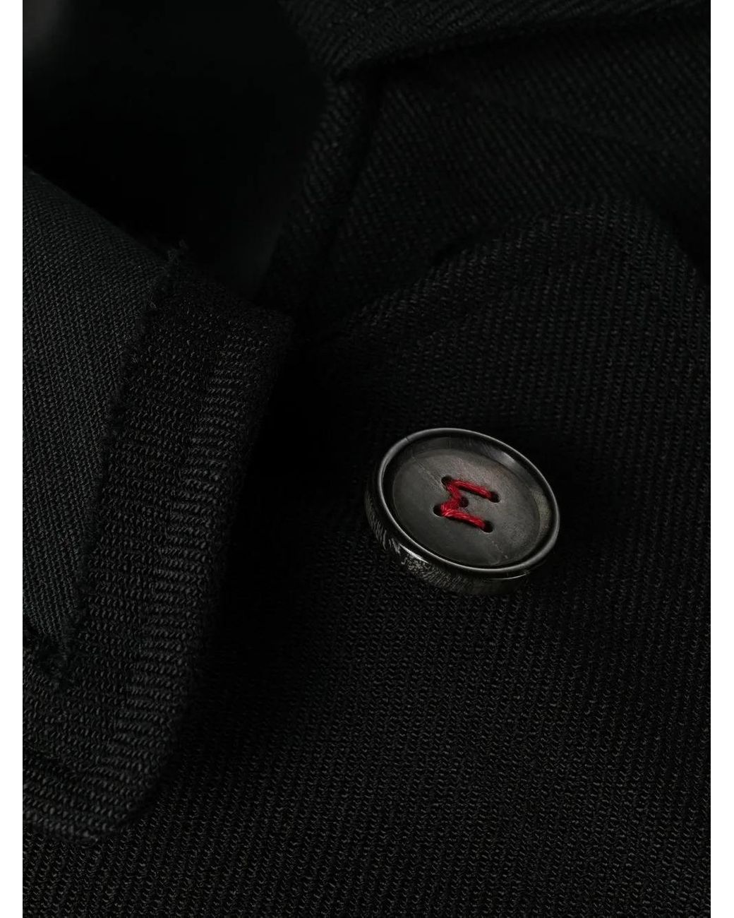 Maison Margiela Black Single-breasted Coat