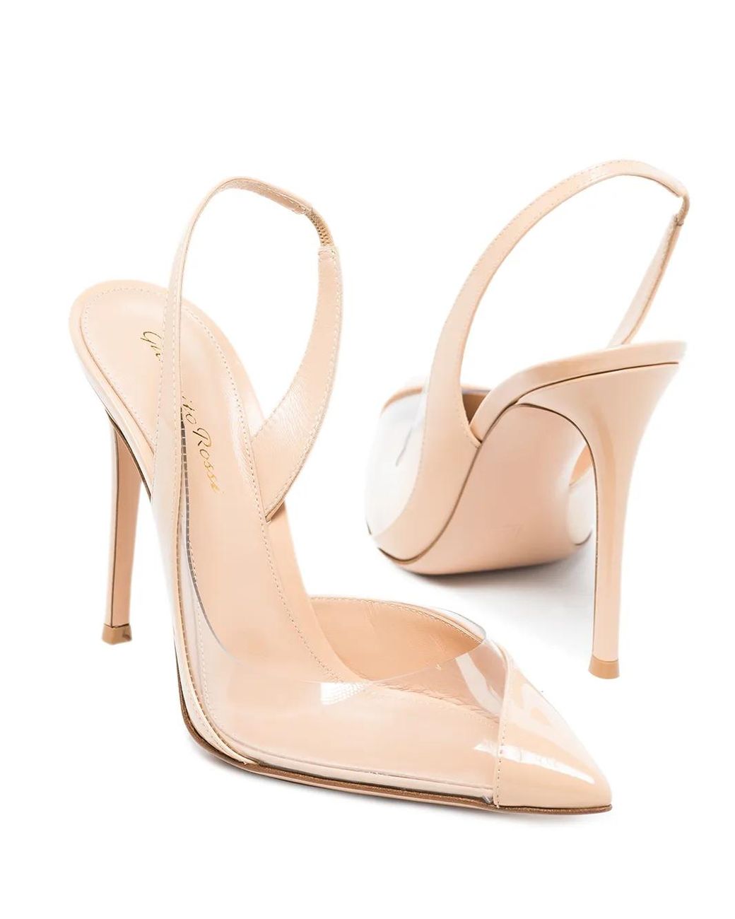 Zapatos de tacón con puntera en punta Gianvito Rossi de color Multicolor