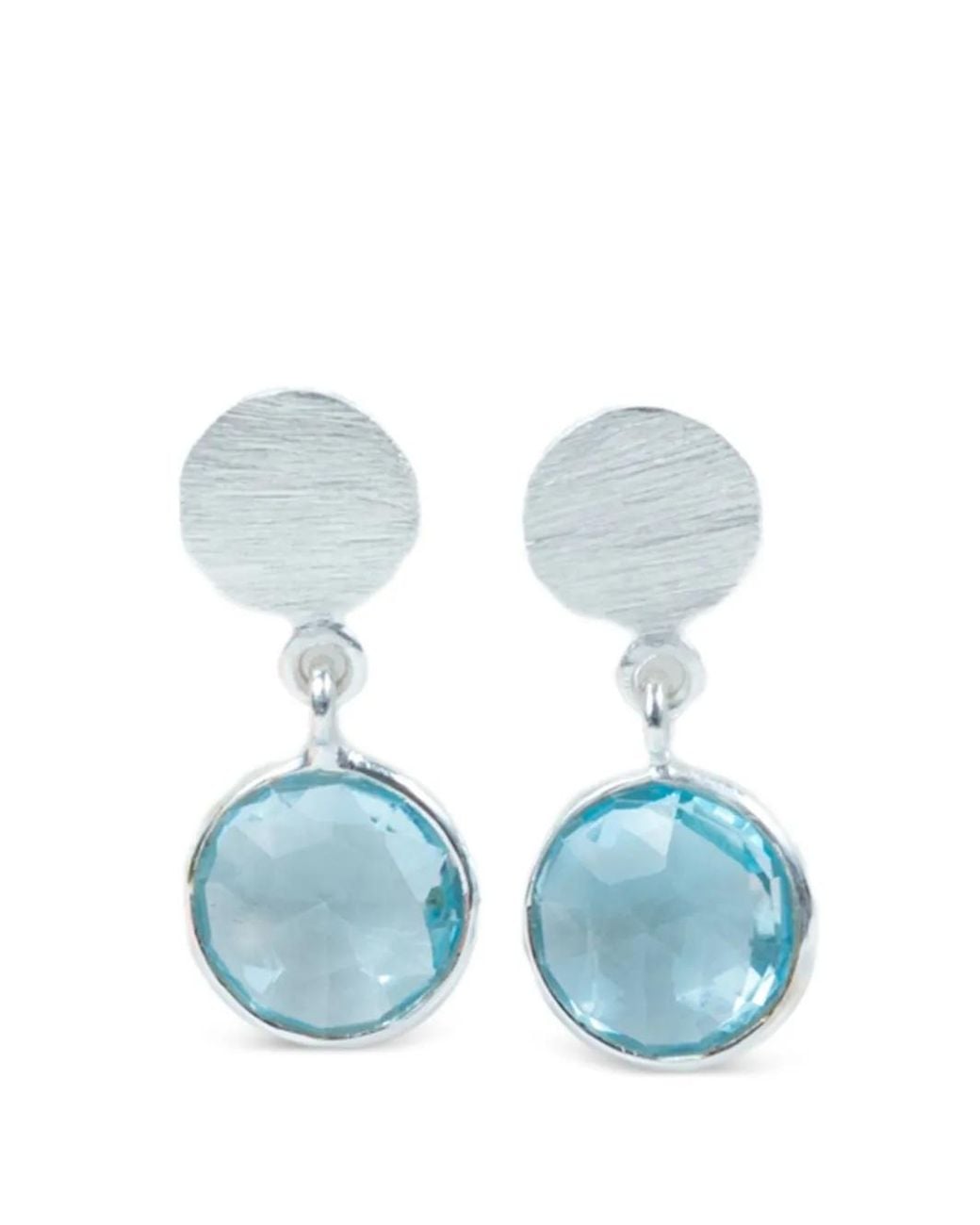 Auree Jewellery Blue Salina Drop Earrings