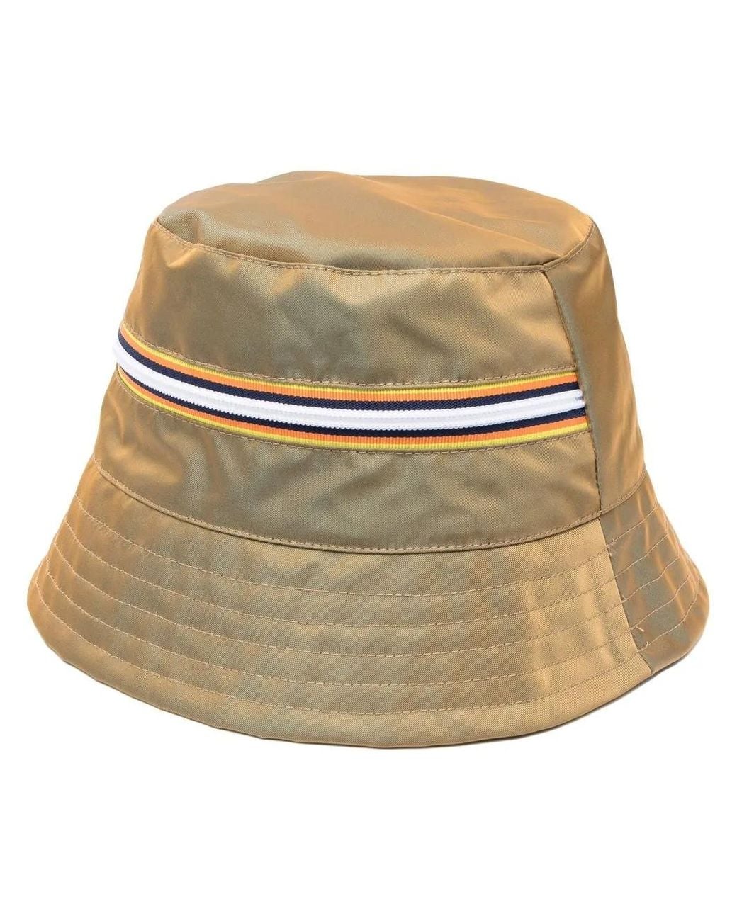 K-Way Natural Zip-Detail Bucket Hat