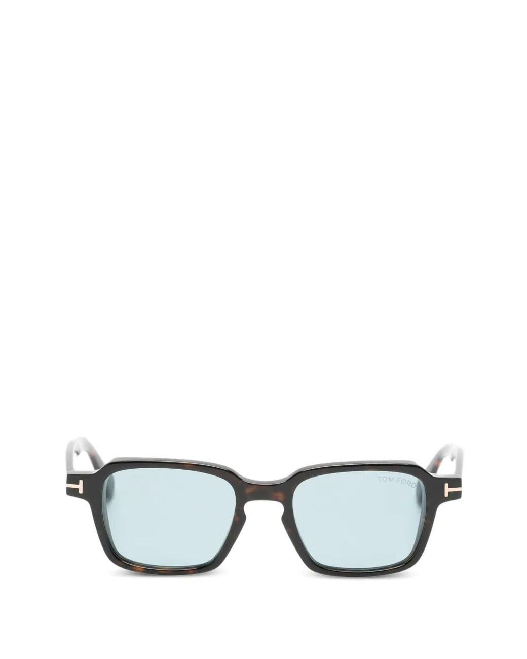 Tom Ford Brown Ezra 02 Rectangle-Frame Sunglasses