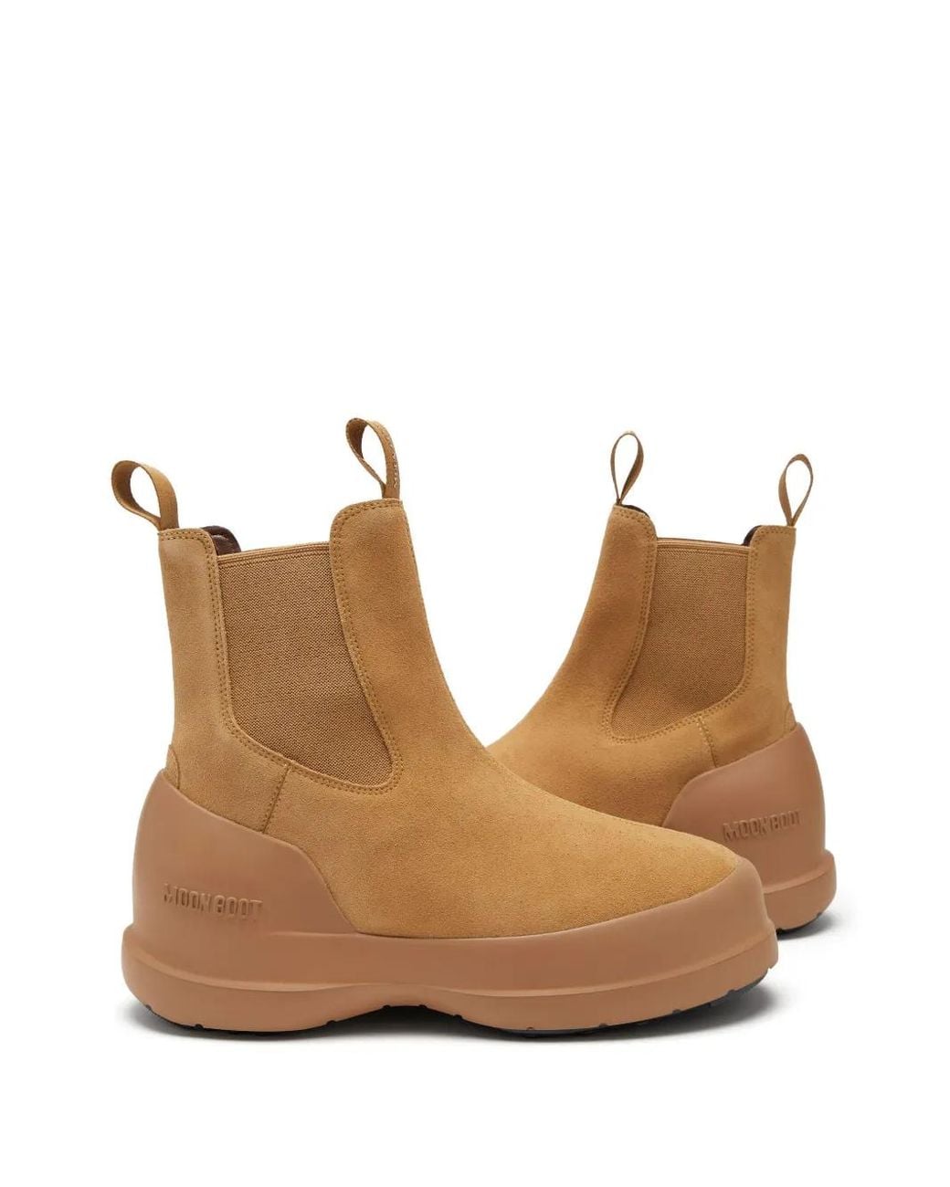 Moon Boot Brown Mb Luna Chelsea Suede 80D2480050