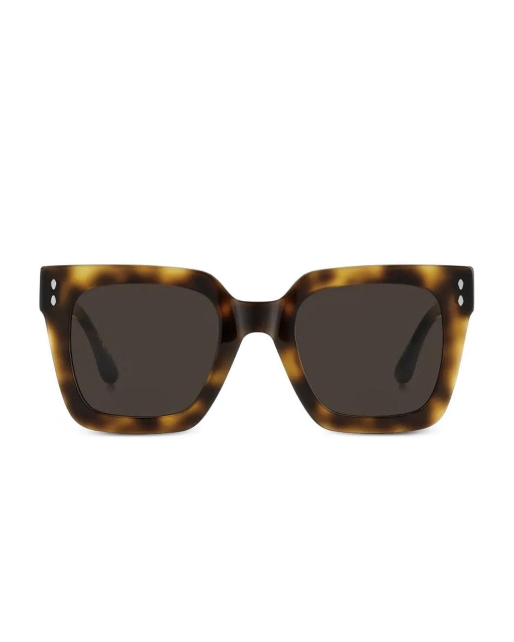 Isabel Marant Brown Square-Frame Sunglasses