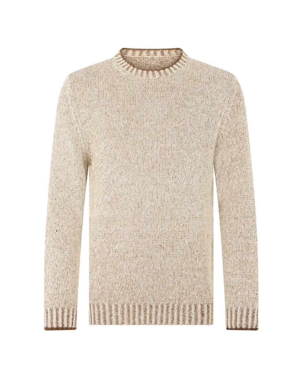 Fedeli White Pull À Col Rond for men