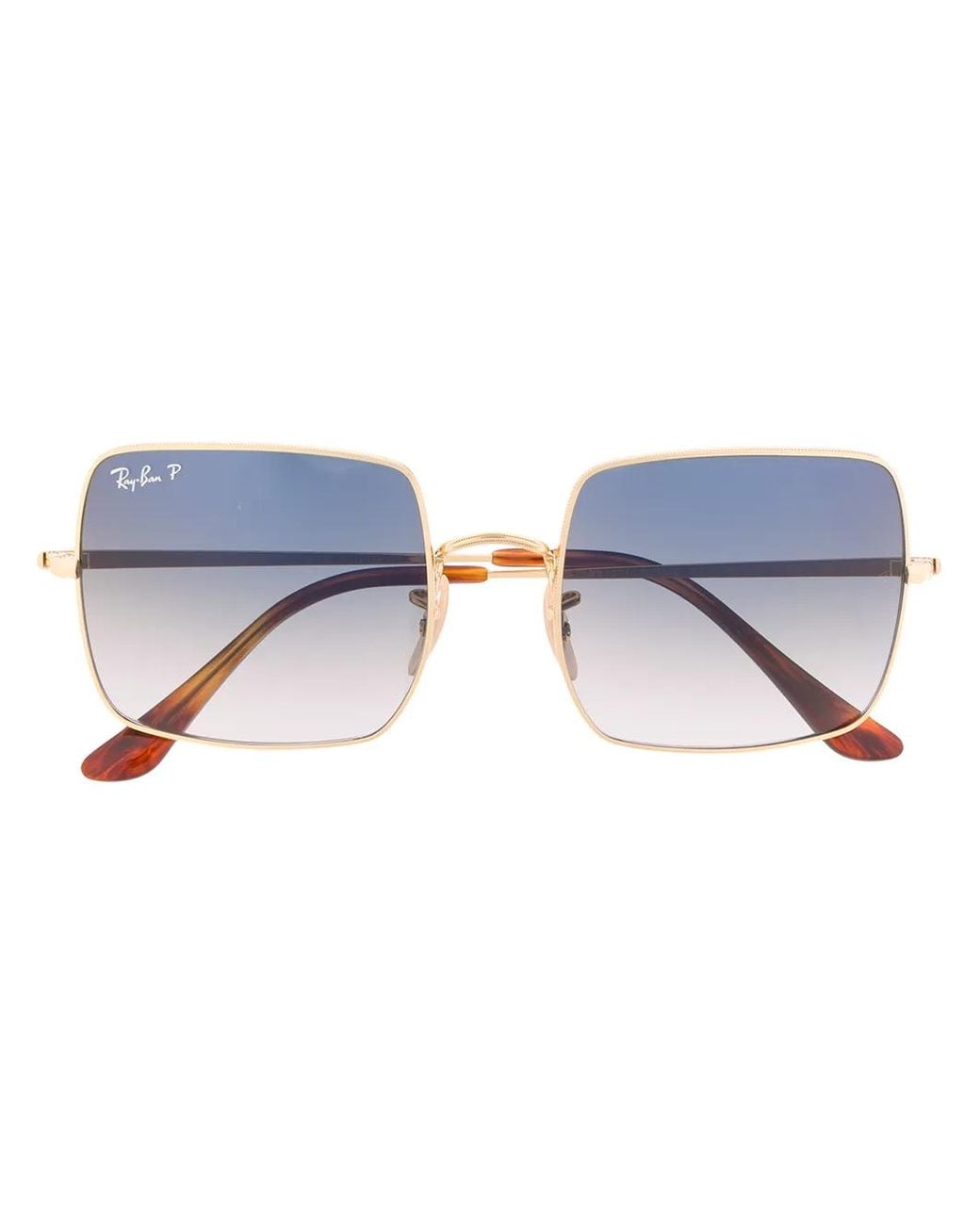 Ray-Ban Blue Square Gradient Sunglasses
