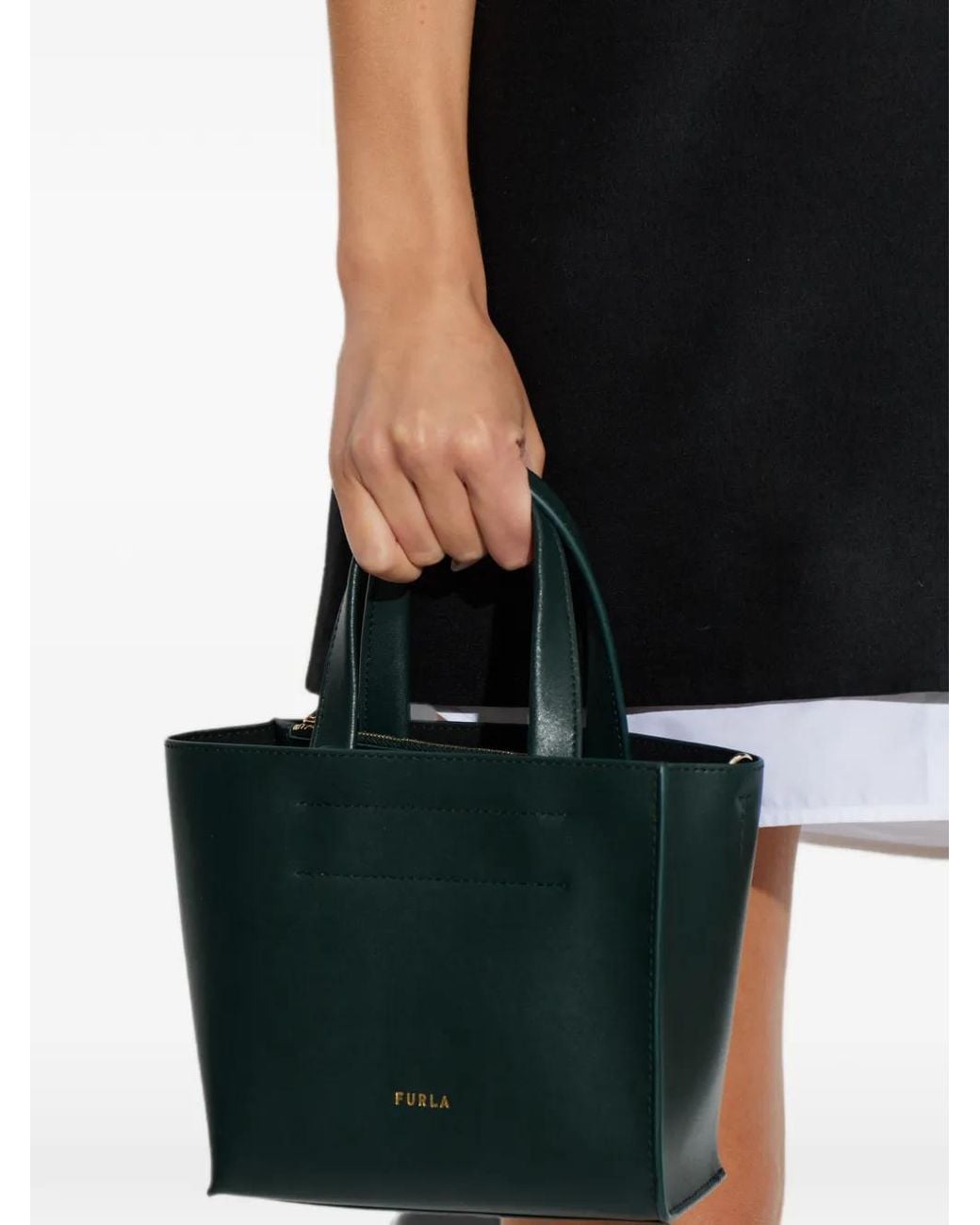 Furla Black Divide It Tote Mini
