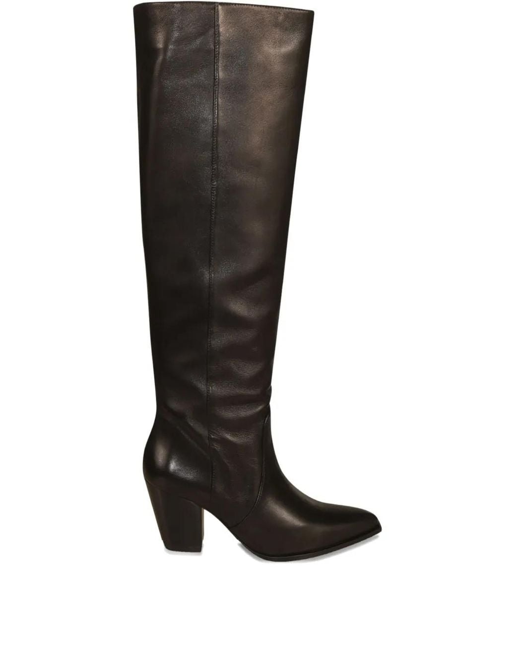 Stuart Weitzman Black 80Mm Jolene Pointed-Toe Sock Boots