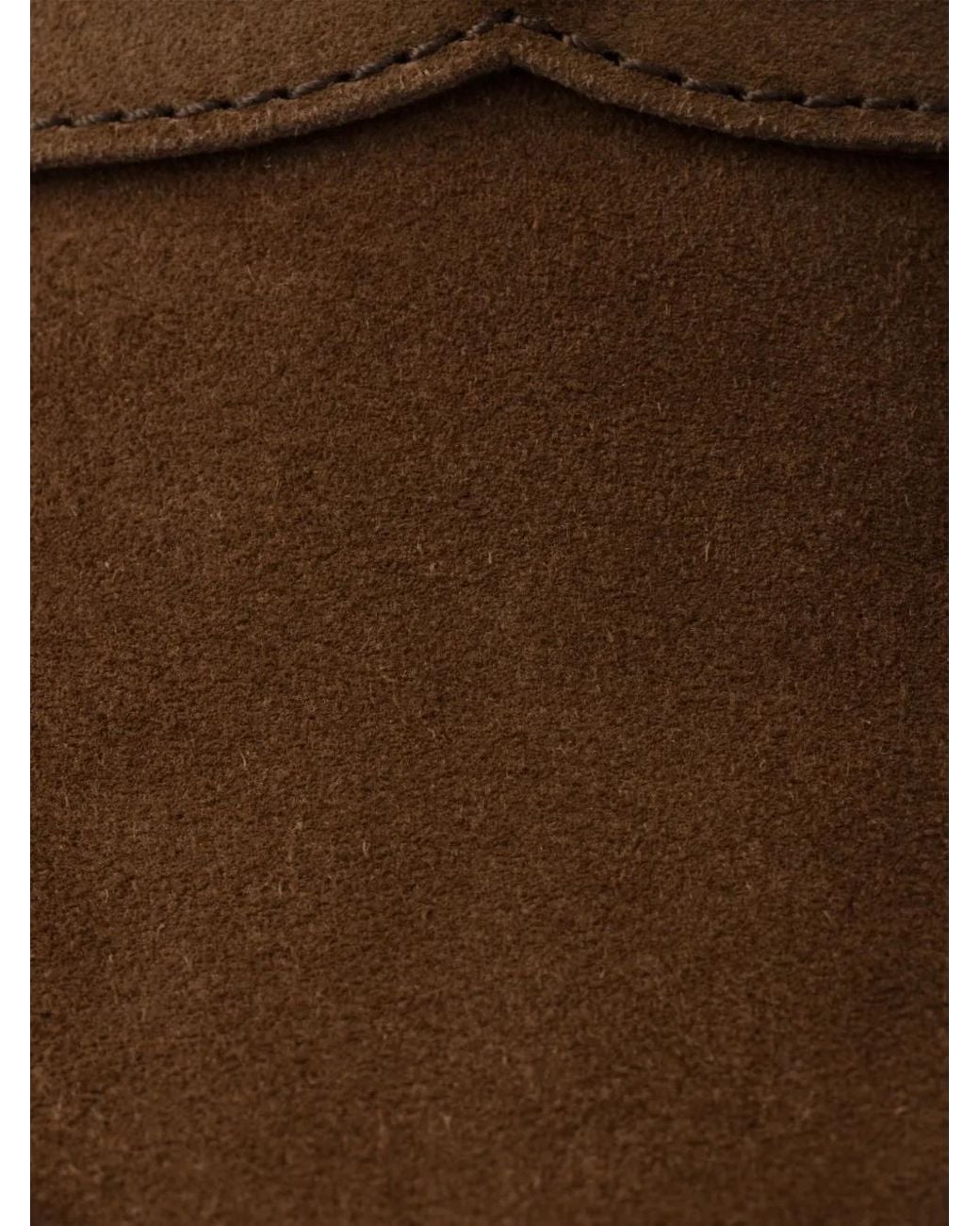 Prada Brown Suede Platform Mules