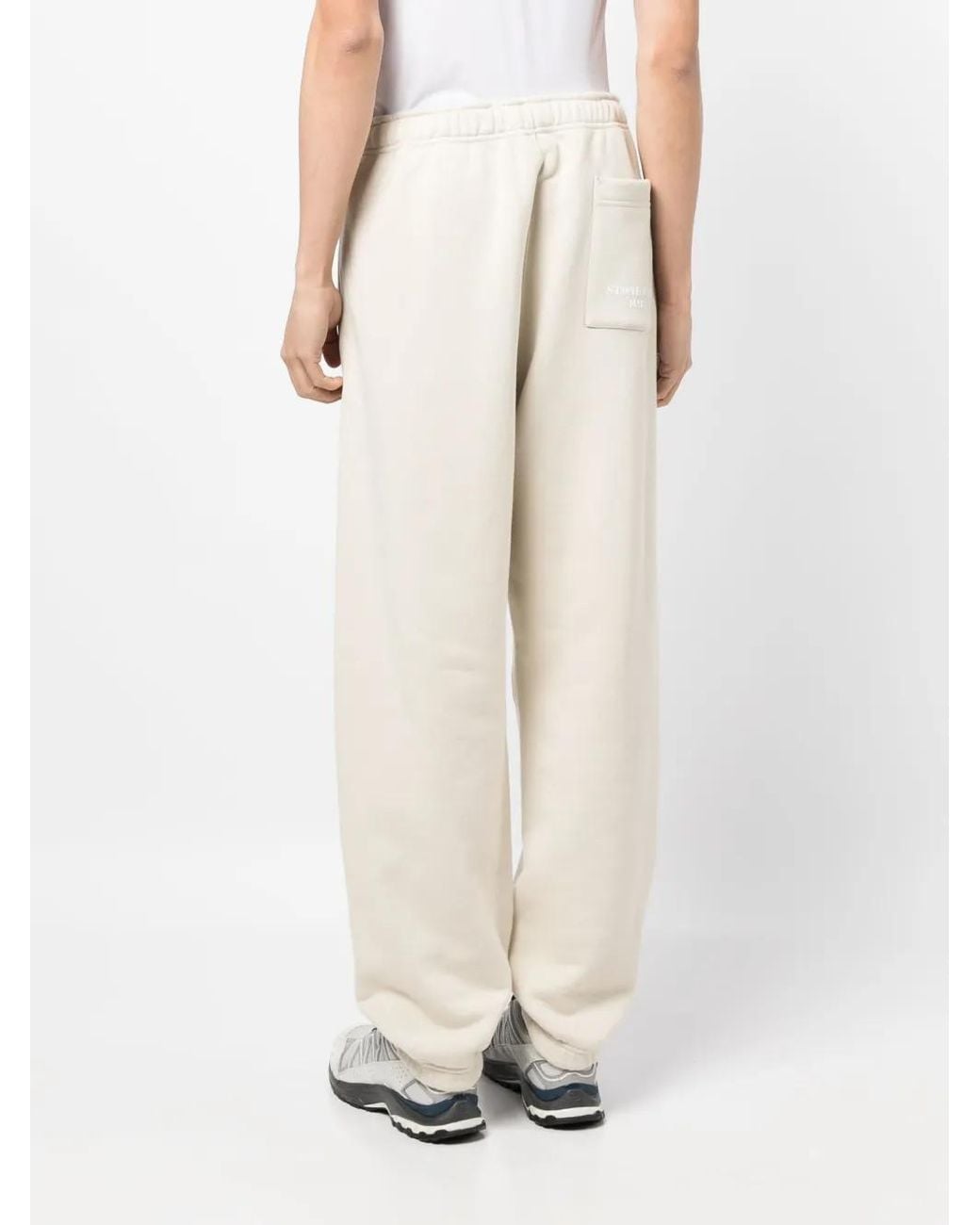 Stone Island White Trousers for men