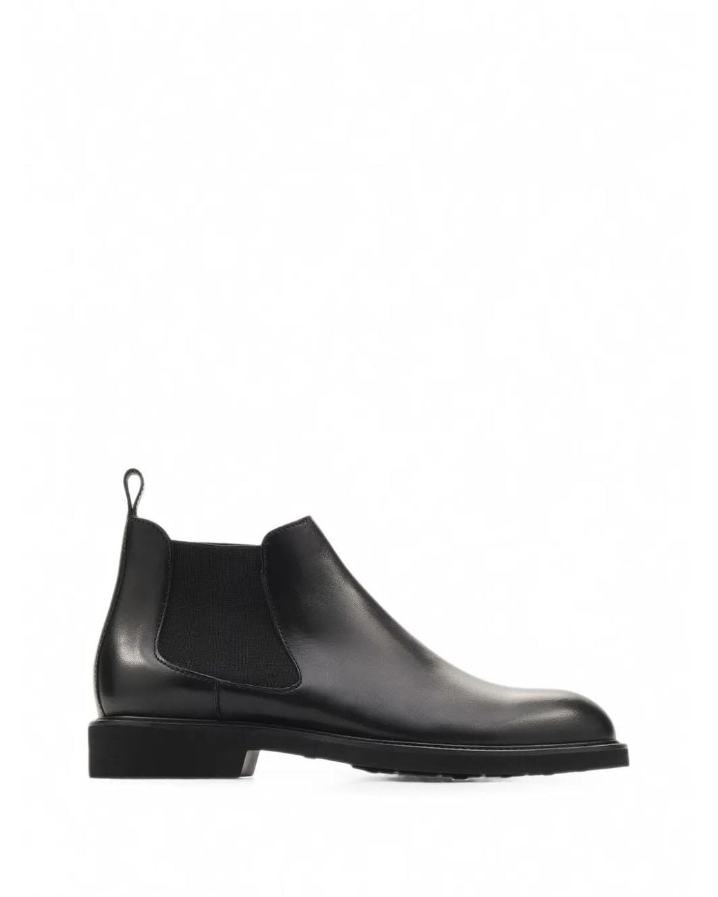 Lottusse Black Baltimore Chelsea Boots for men