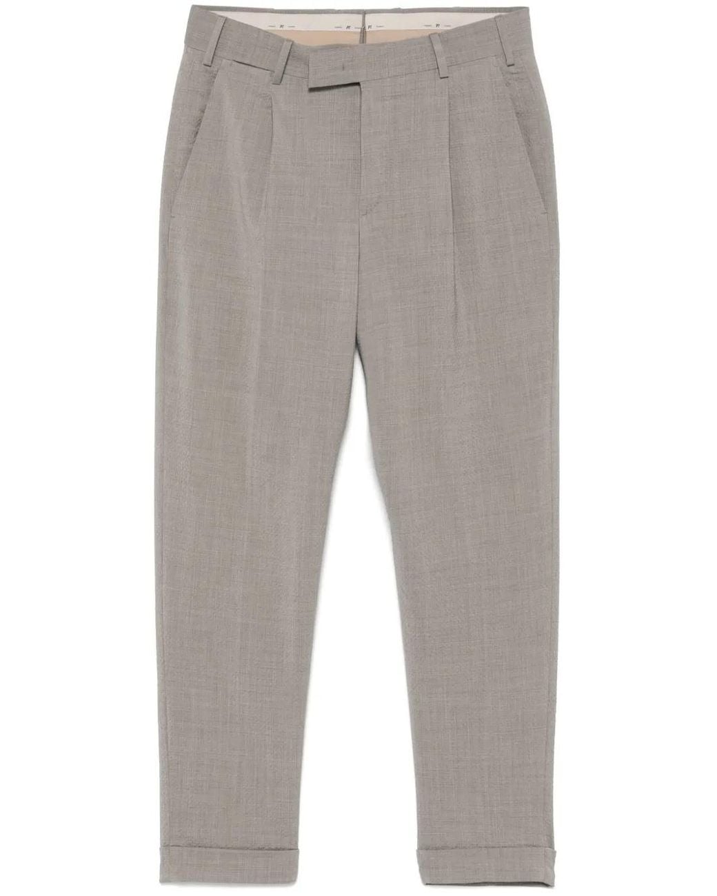PT Torino Gray Rebel Trousers for men