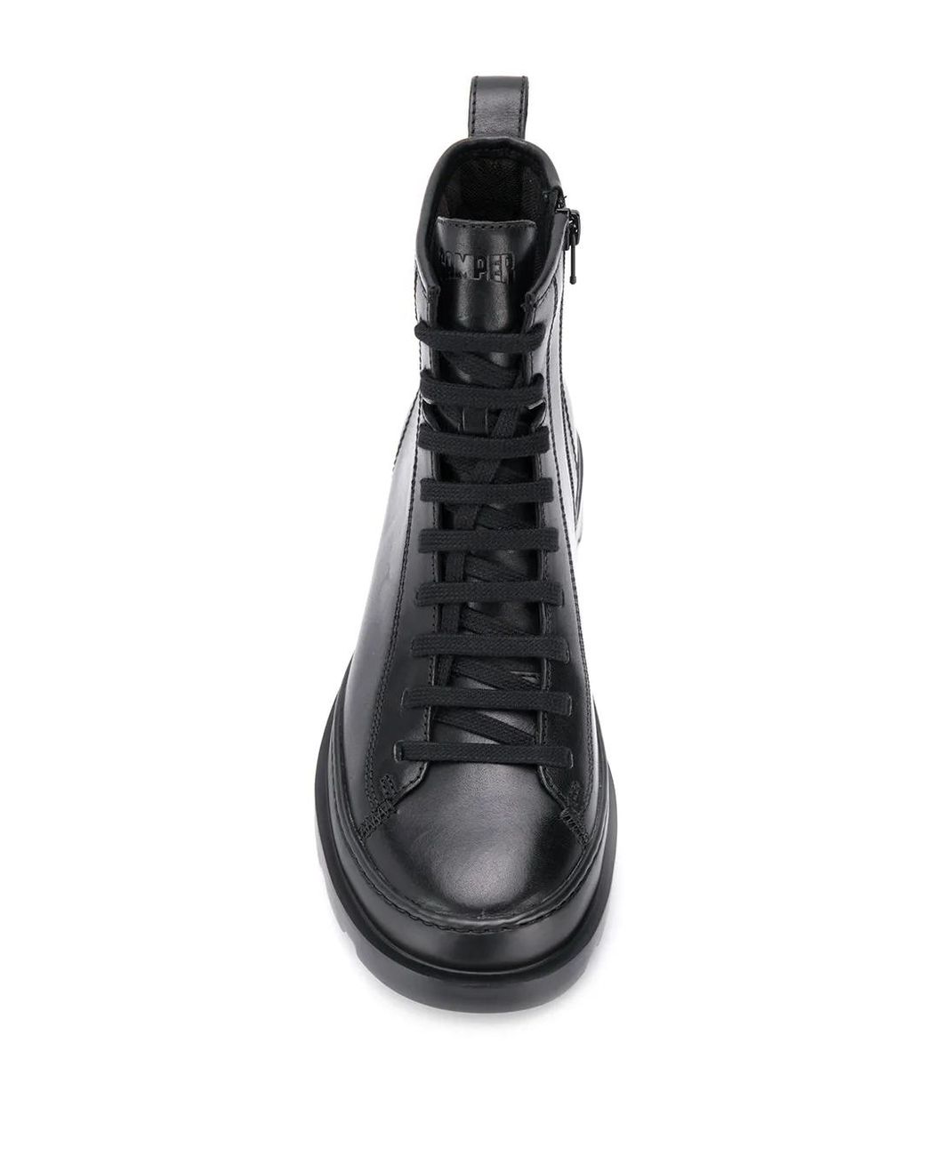 Camper Black Brutus Leather Boots