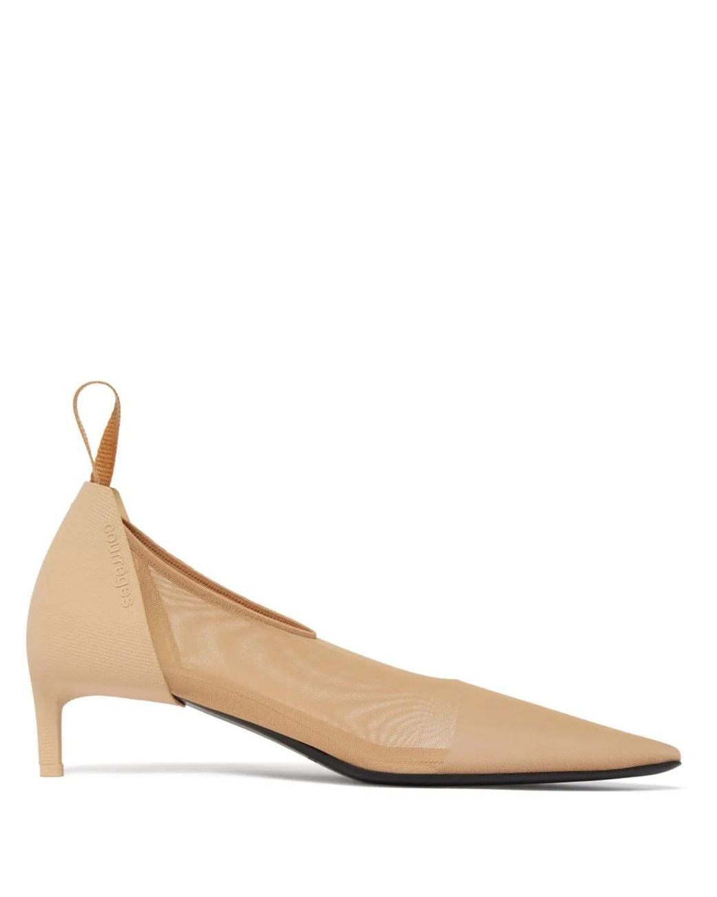 Courreges Natural 35Mm Diving Mesh Pumps