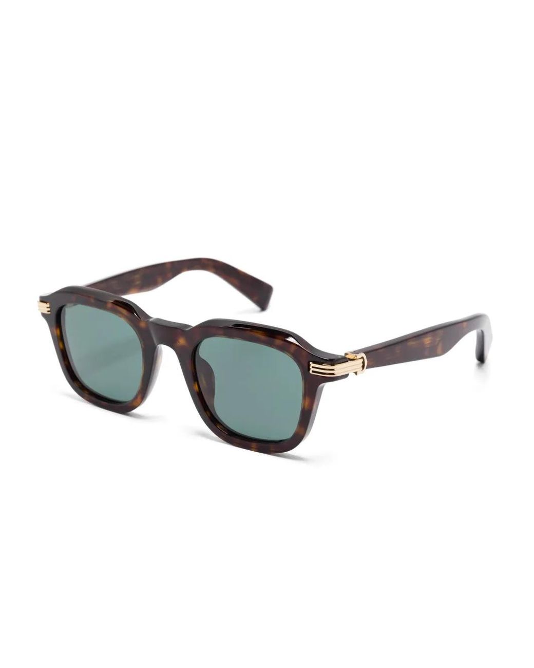 Cartier Brown Square-Frame Sunglasses
