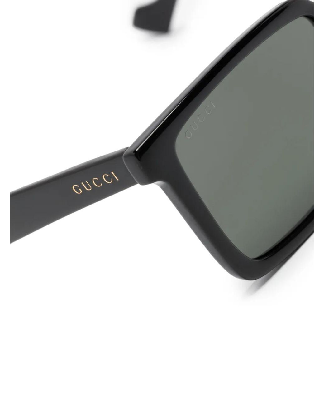Gucci Gray Square-Frame Sunglasses