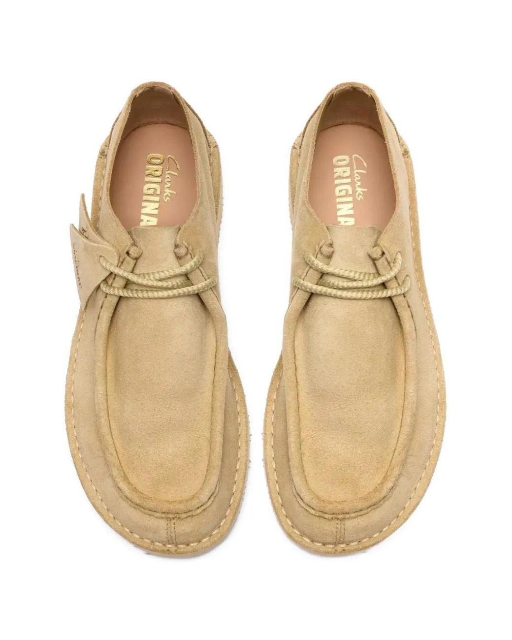 Clarks Natural Nomad Suede Desert Boots for men