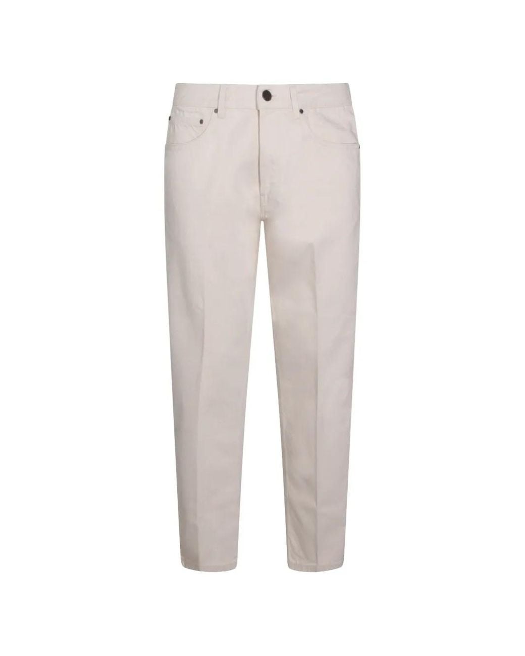Lardini Geknöpfte Jeans in White für Herren