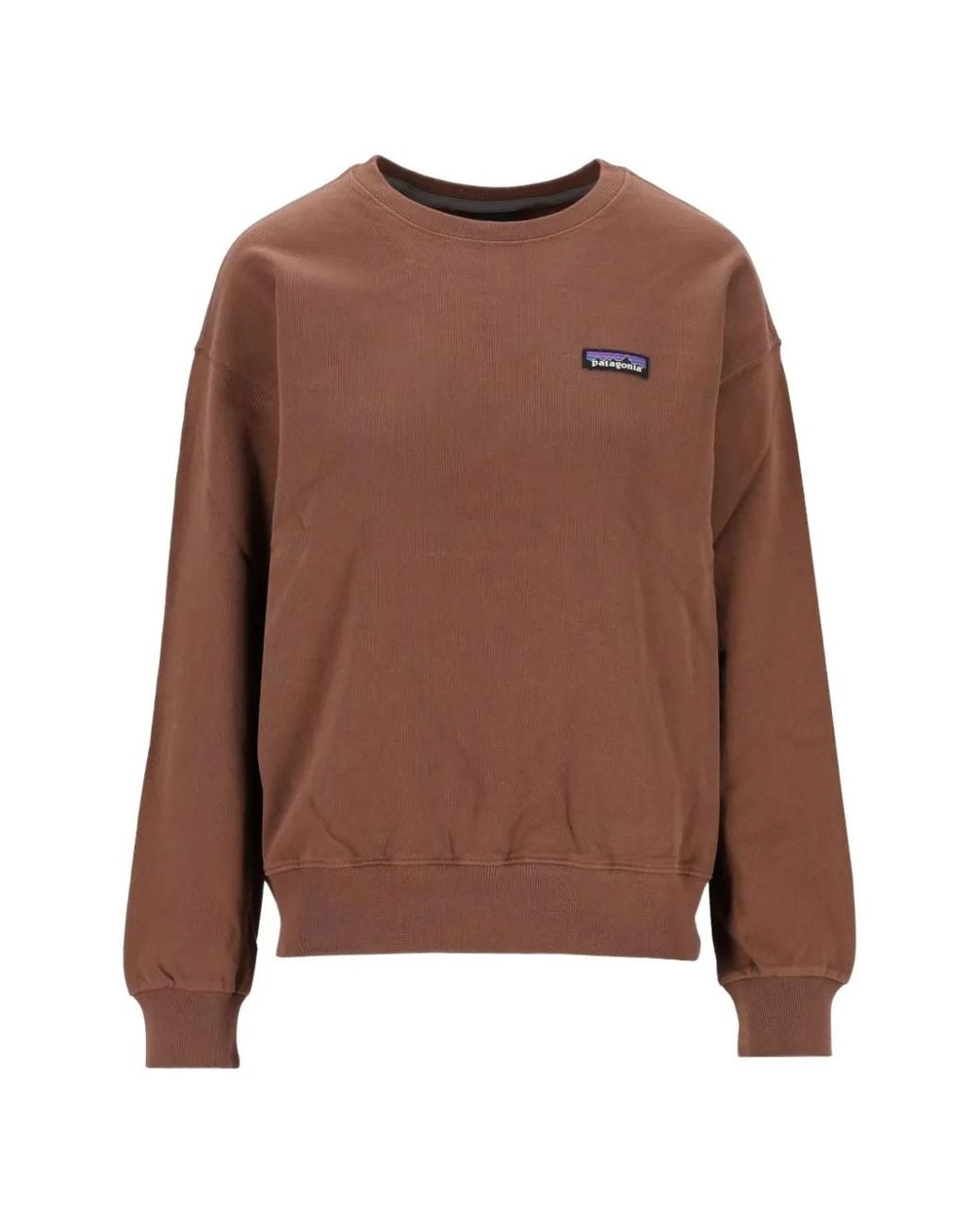Patagonia Brown Sweat Daily Crew À Patch Logo